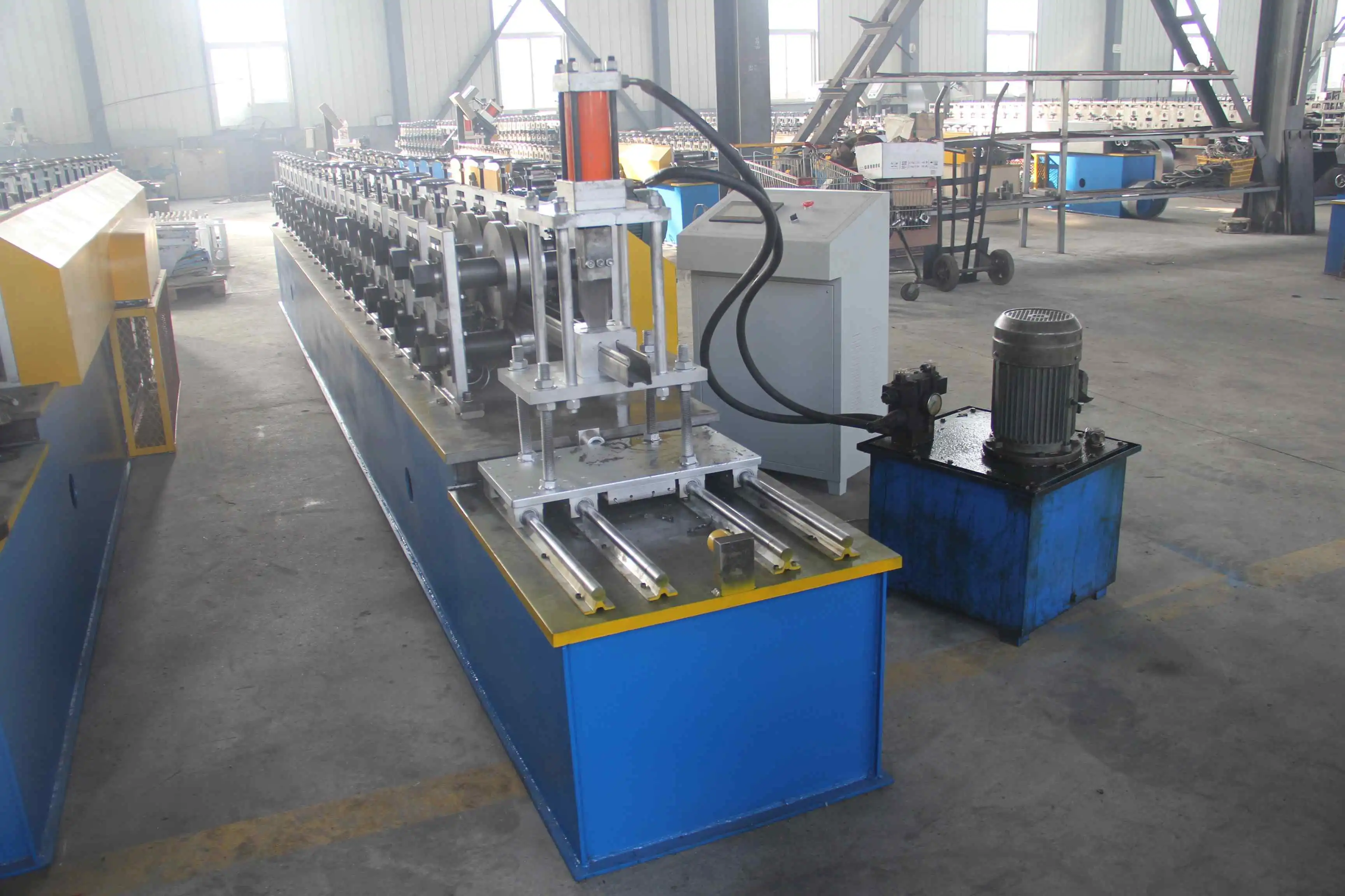 Stud and Track Roll Forming Machine With High-Speed Cutoff System